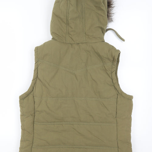 Marks and Spencer Womens Green   Gilet Coat Size 14