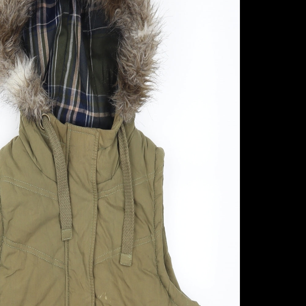 Marks and Spencer Womens Green   Gilet Coat Size 14
