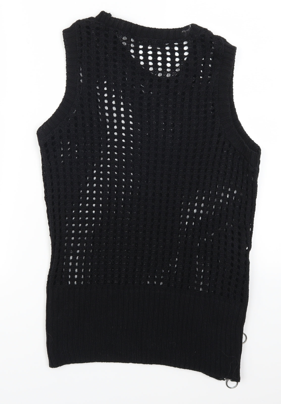 Topshop Womens Black   Vest Jumper Size 12