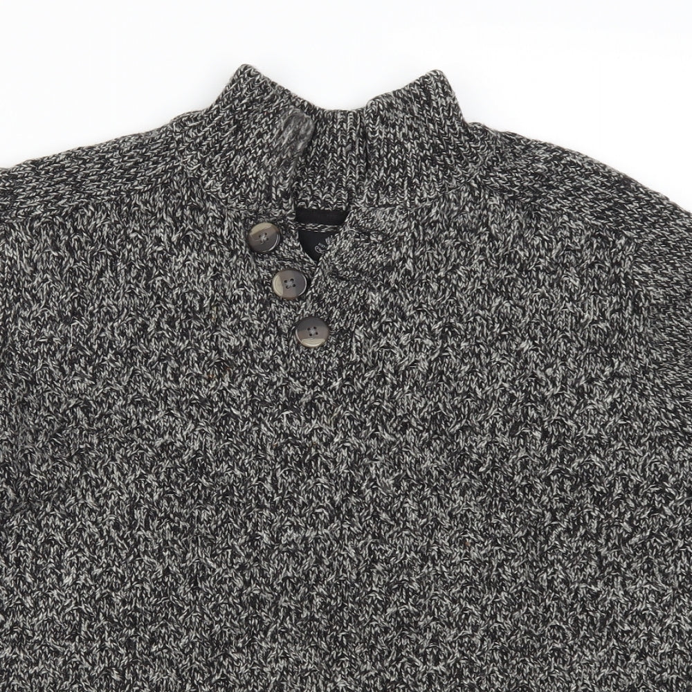 Threadbare Mens Grey   Pullover Jumper Size L