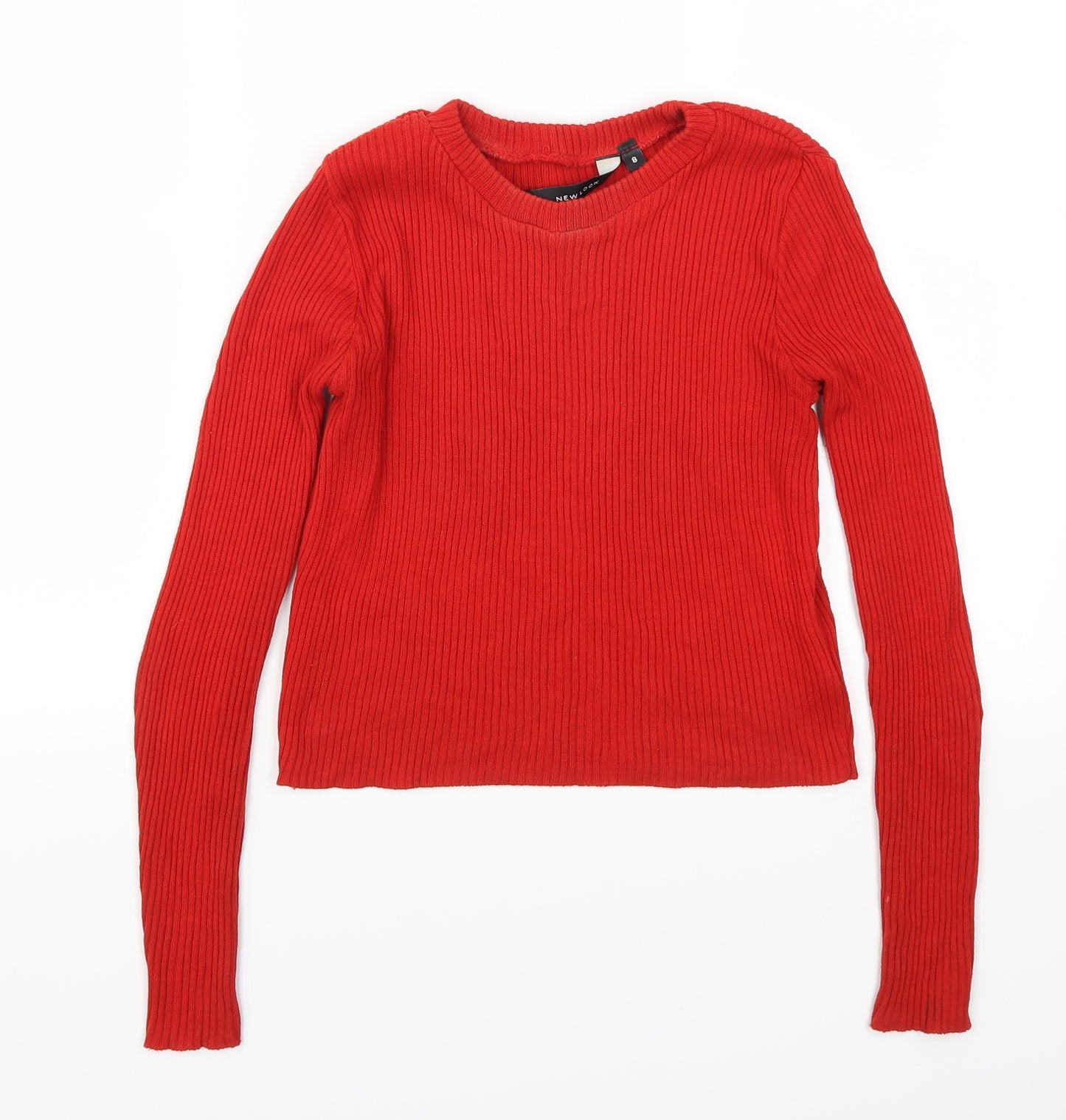 New Look Womens Red   Pullover Jumper Size 8