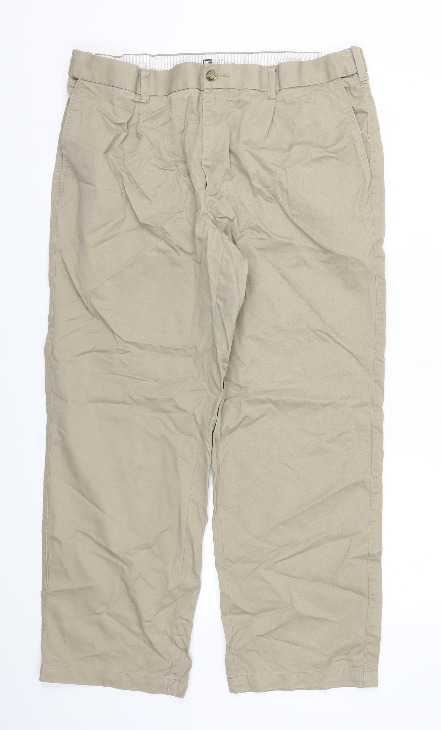 Marks and Spencer Mens Beige   Chino Trousers Size 36 L29 in