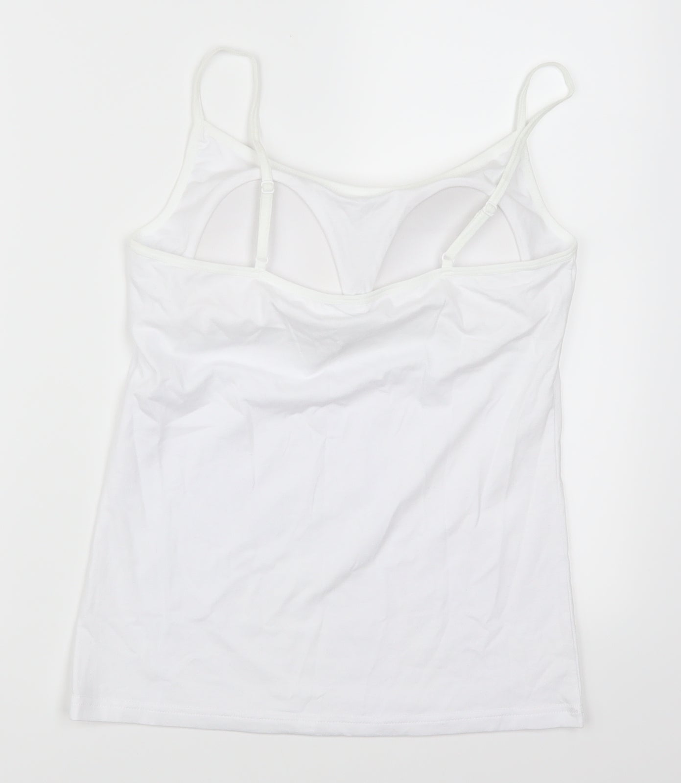 Secret Possessions Womens White   Basic Tank Size 12
