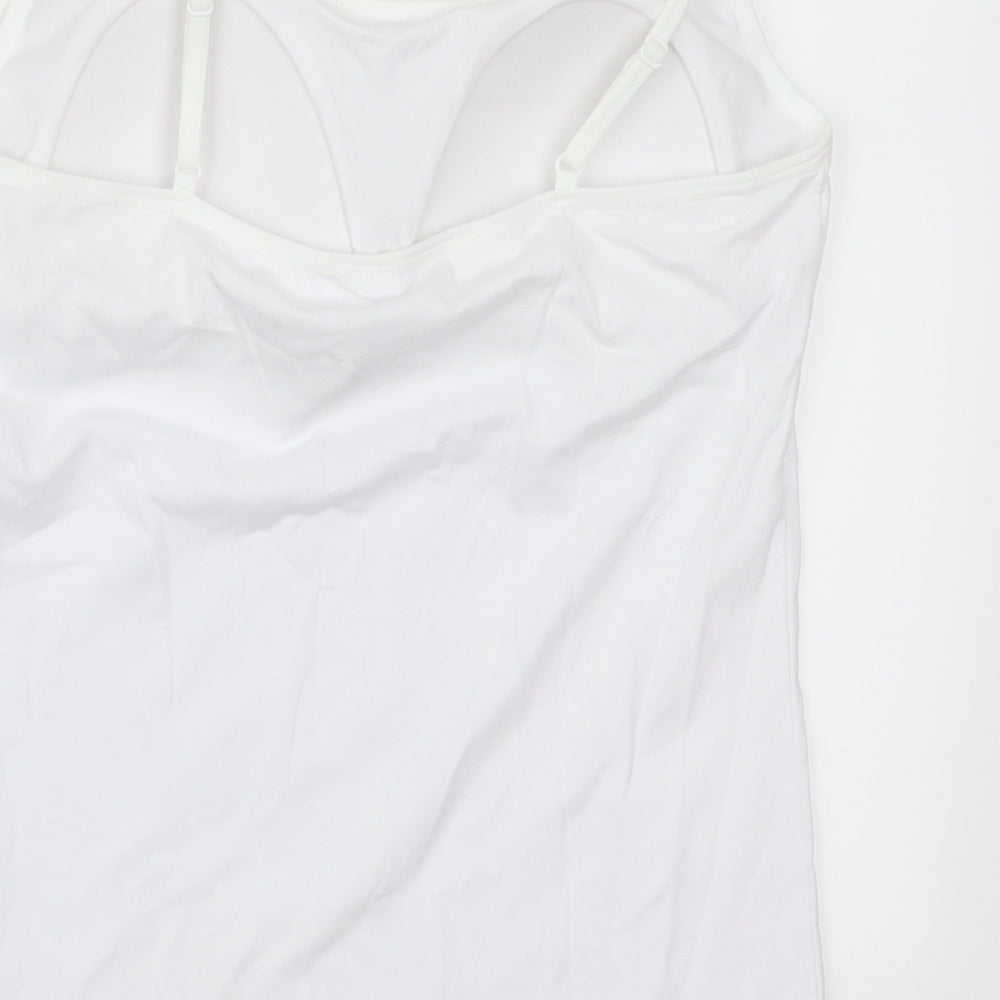 Secret Possessions Womens White   Basic Tank Size 12