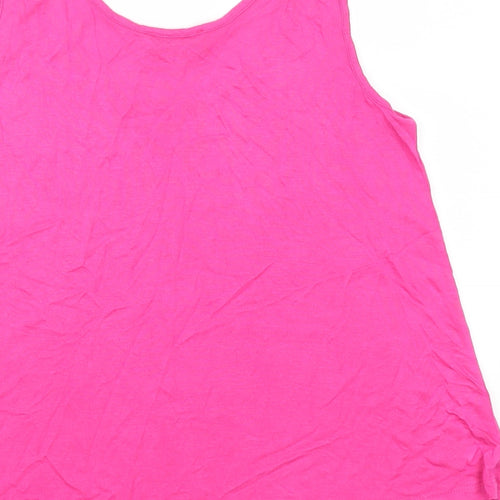 Warehouse Womens Pink   Basic Tank Size 8