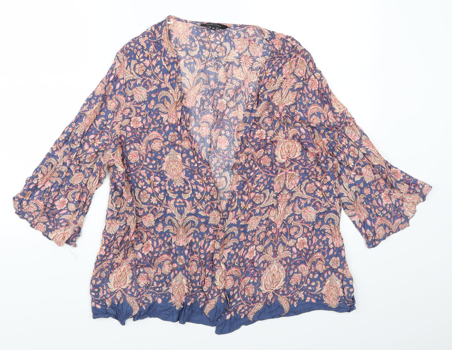 New Look Womens Blue   Cardigan Jumper Size 16