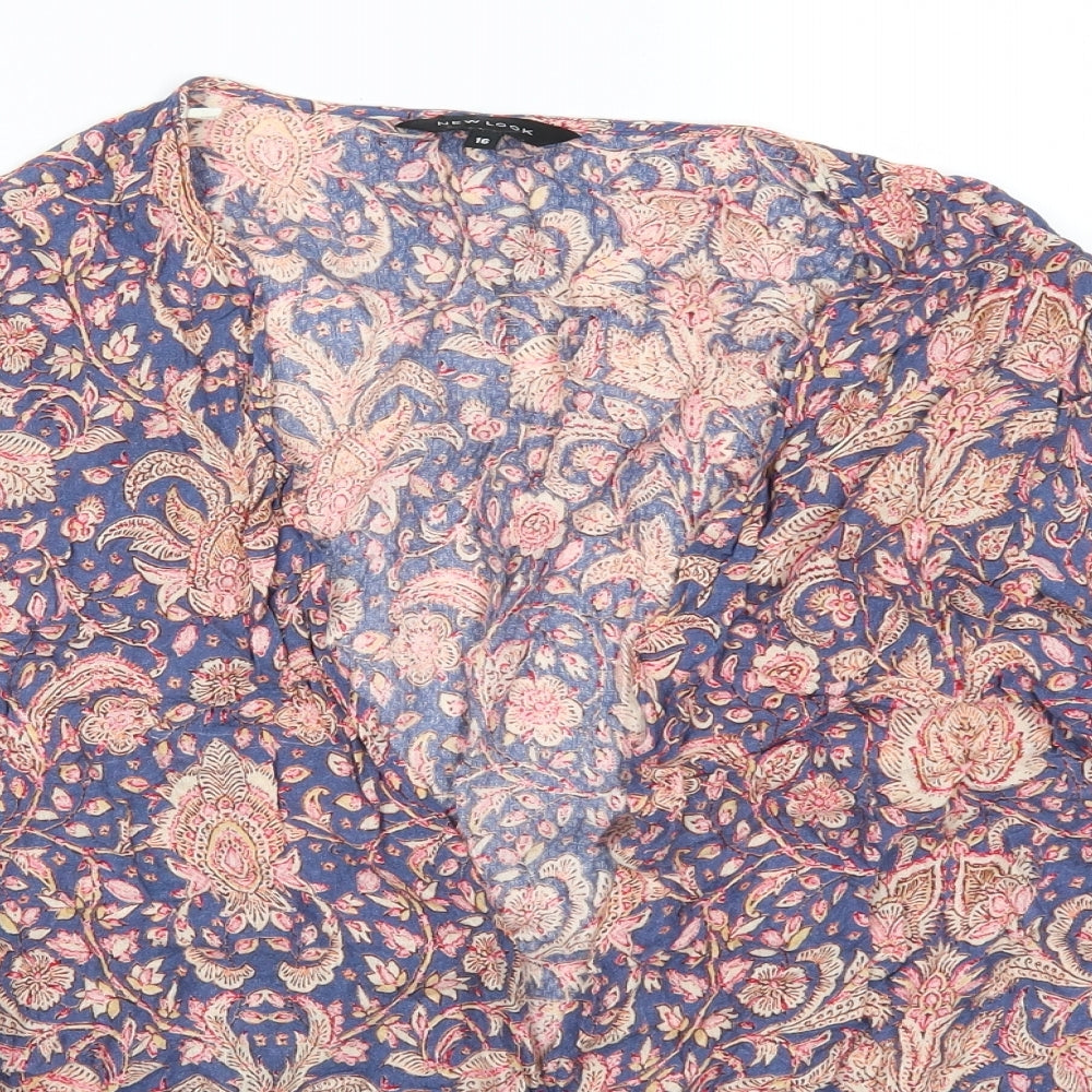 New Look Womens Blue   Cardigan Jumper Size 16