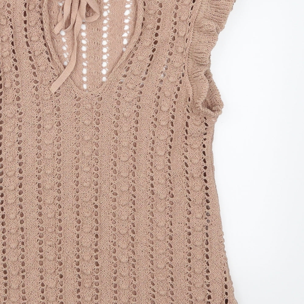 River Island Womens Brown   Basic Tank Size 8
