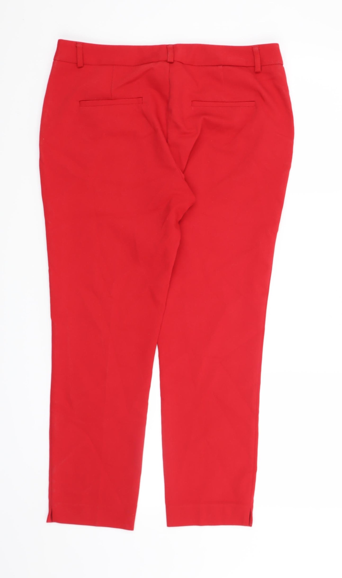 Stradivarius Womens Red   Trousers  Size 12 L25 in