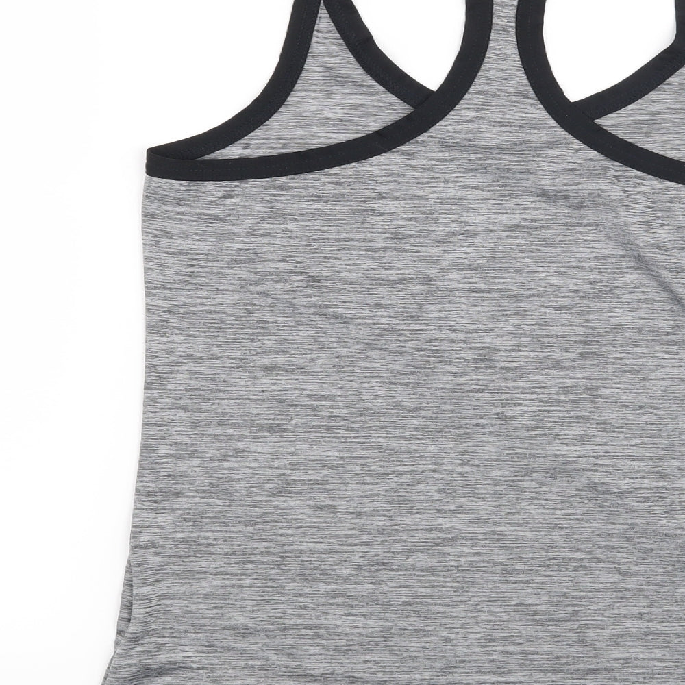 adidas Womens Grey   Basic T-Shirt Size 4