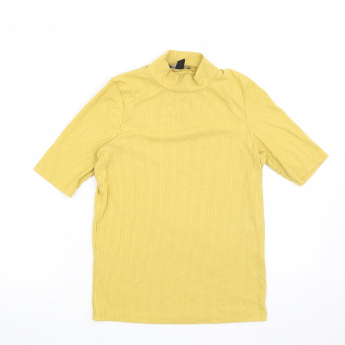 New Look Womens Yellow   Basic Blouse Size 8
