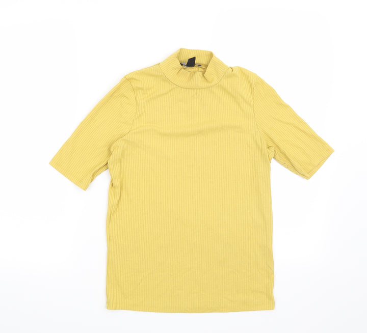 New Look Womens Yellow   Basic Blouse Size 8