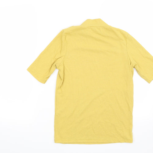 New Look Womens Yellow   Basic Blouse Size 8