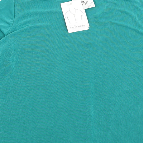 Citiknits Womens Green   Basic Blouse Size M