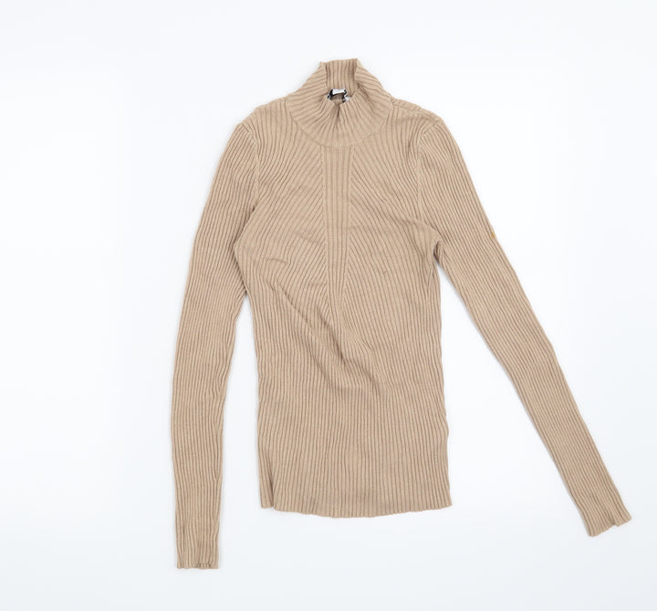 Warehouse Womens Brown   Pullover Jumper Size 8