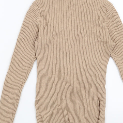 Warehouse Womens Brown   Pullover Jumper Size 8