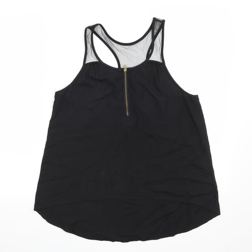 H&M Womens Black   Basic Blouse Size 4
