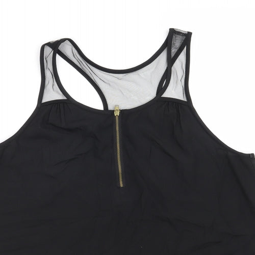 H&M Womens Black   Basic Blouse Size 4