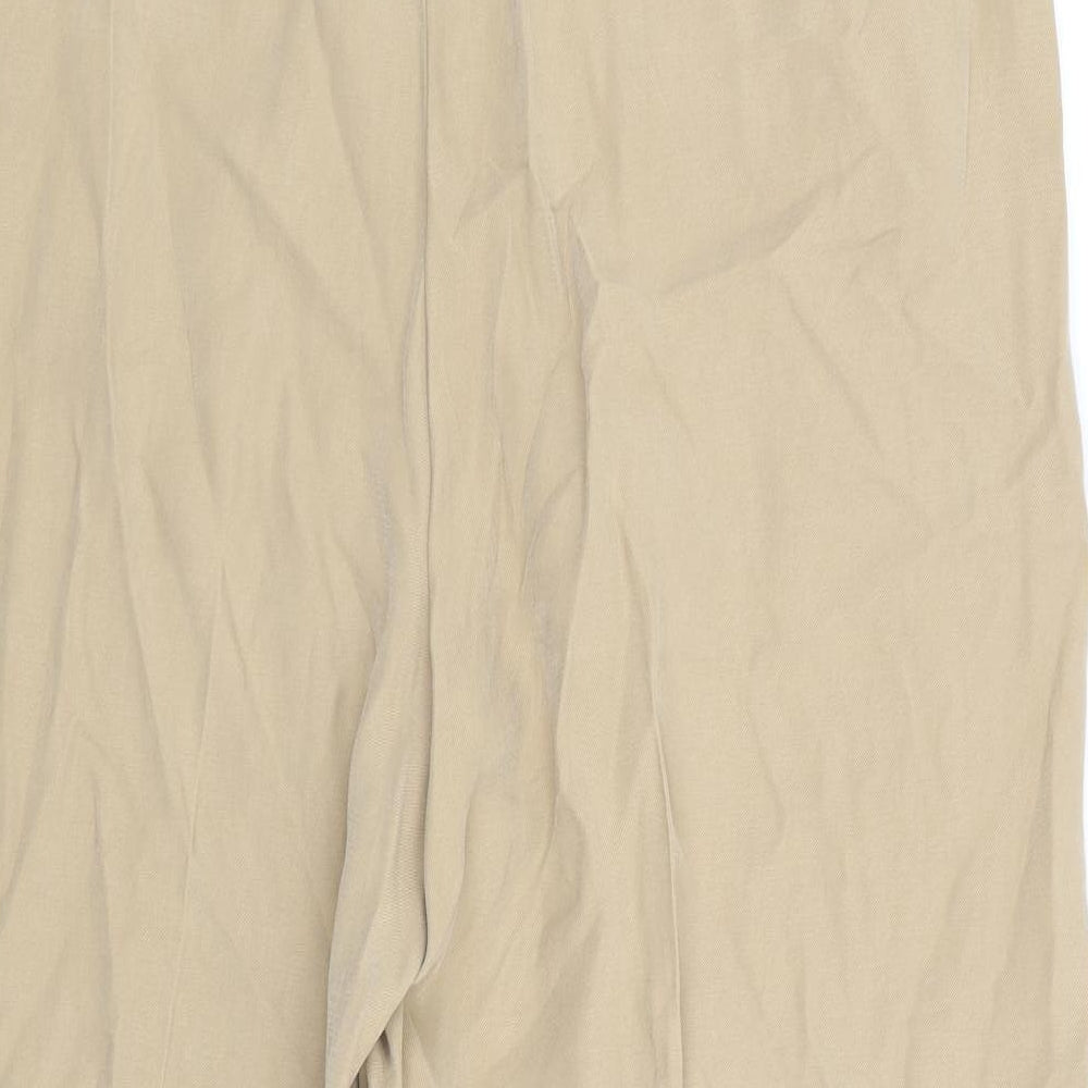 Mango Womens Beige   Trousers  Size 14 L24 in