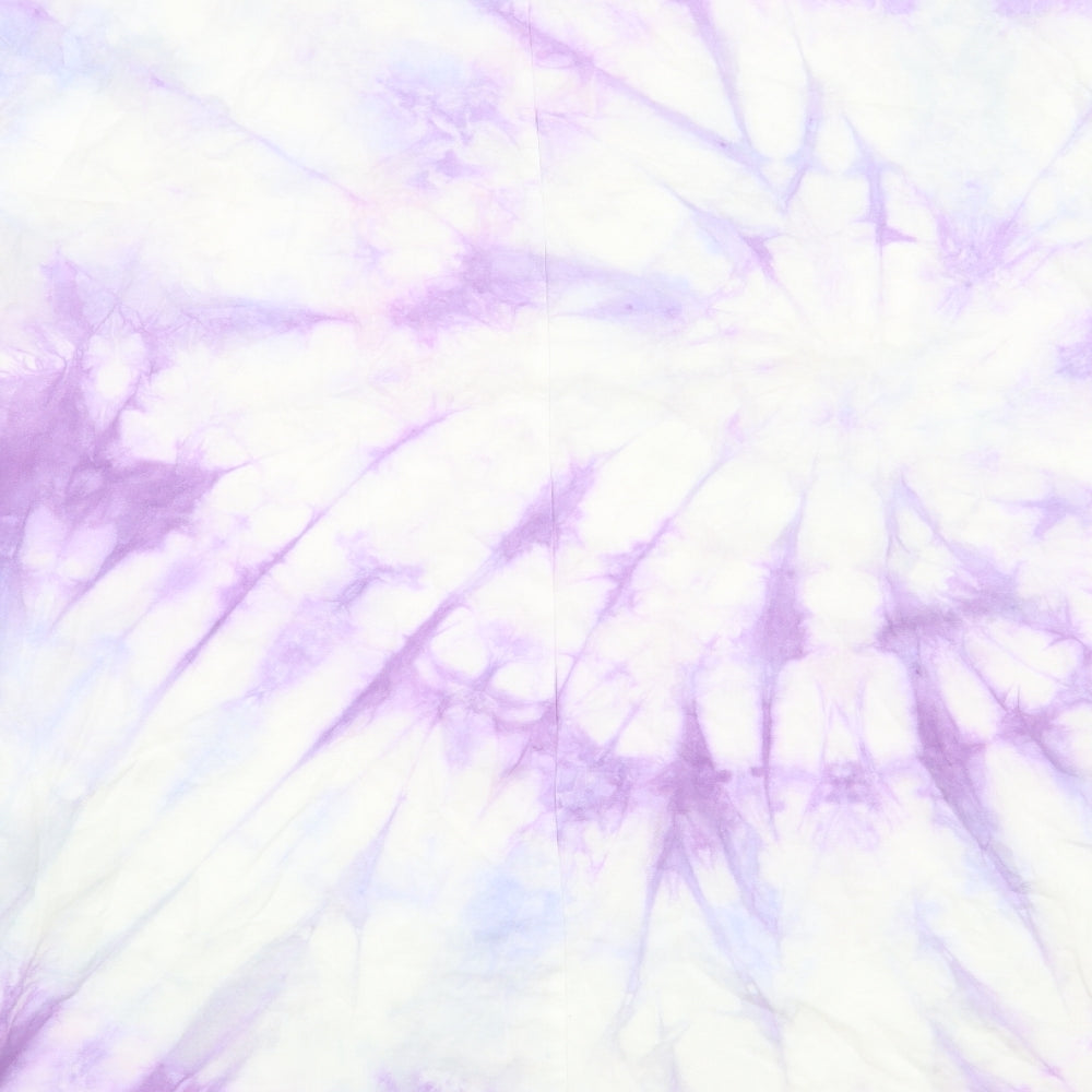 Germinate Mens Purple Geometric   T-Shirt Size M