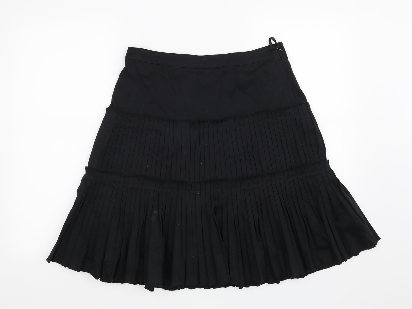 Monton Womens Black   A-Line Skirt Size 10