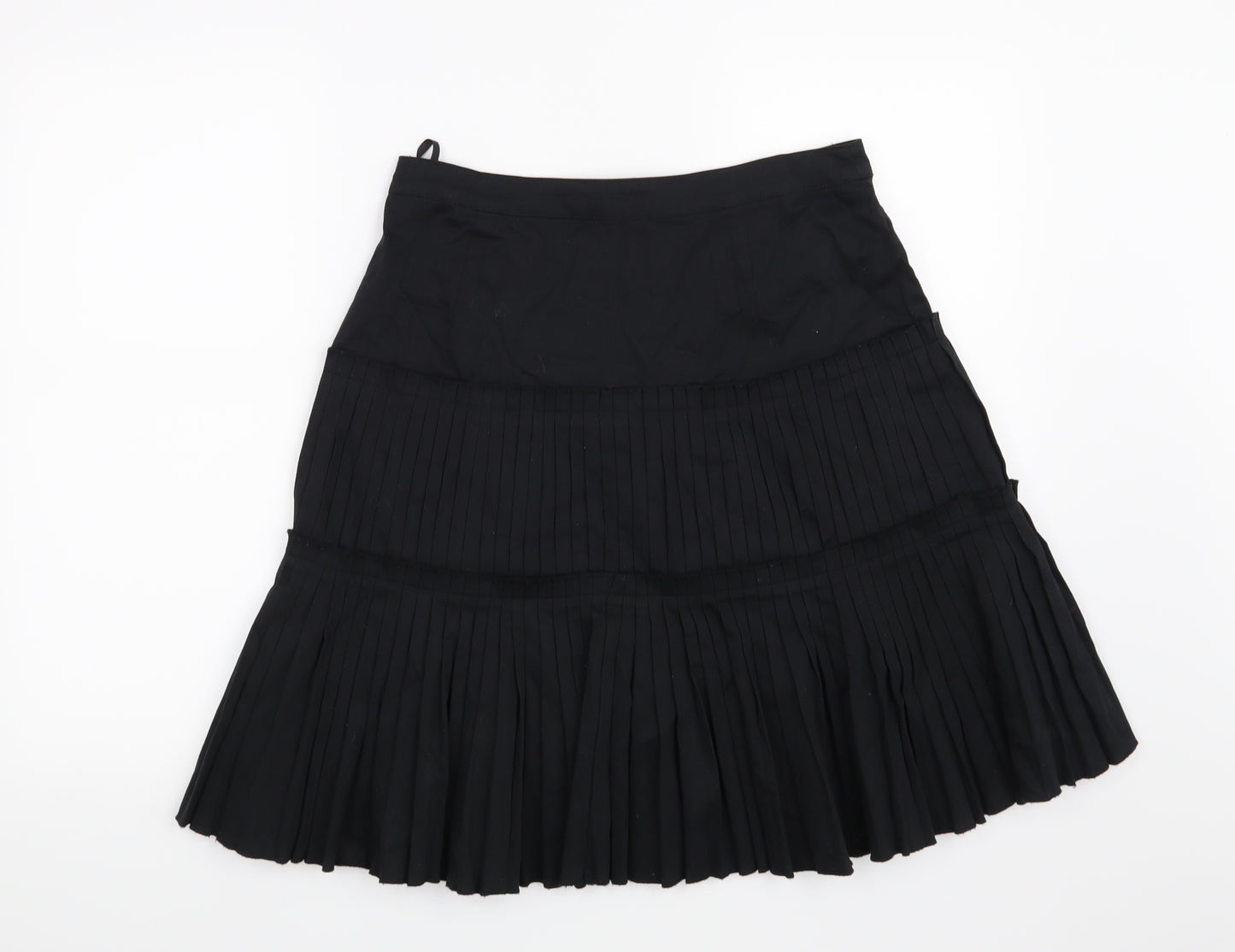 Monton Womens Black   A-Line Skirt Size 10