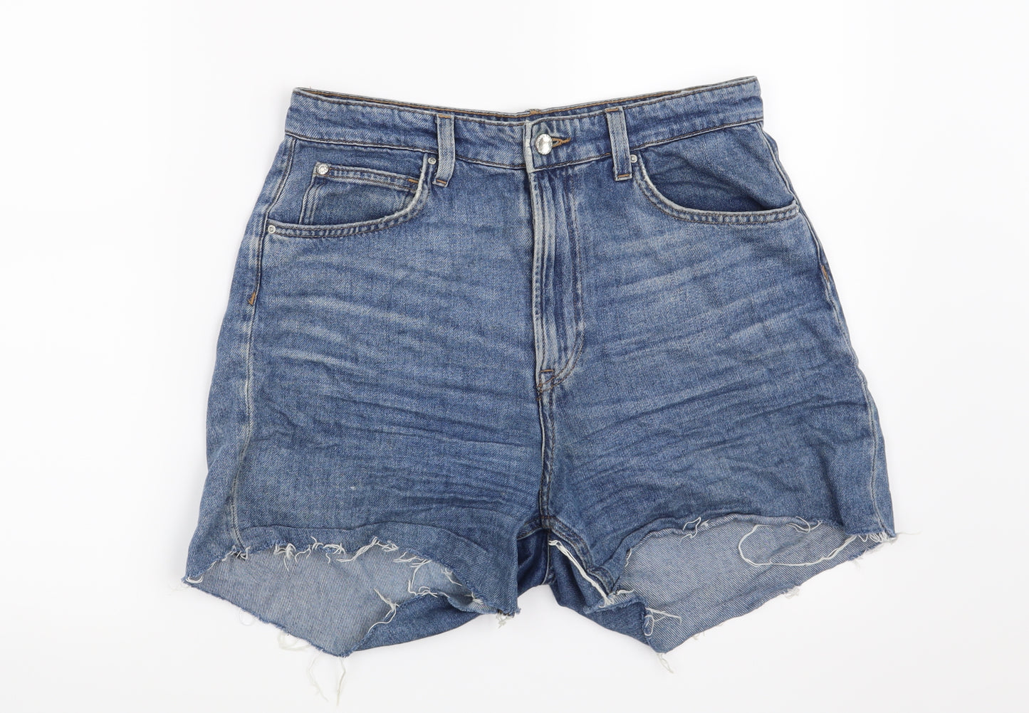 &Denim Womens Blue   Cut-Off Shorts Size 12