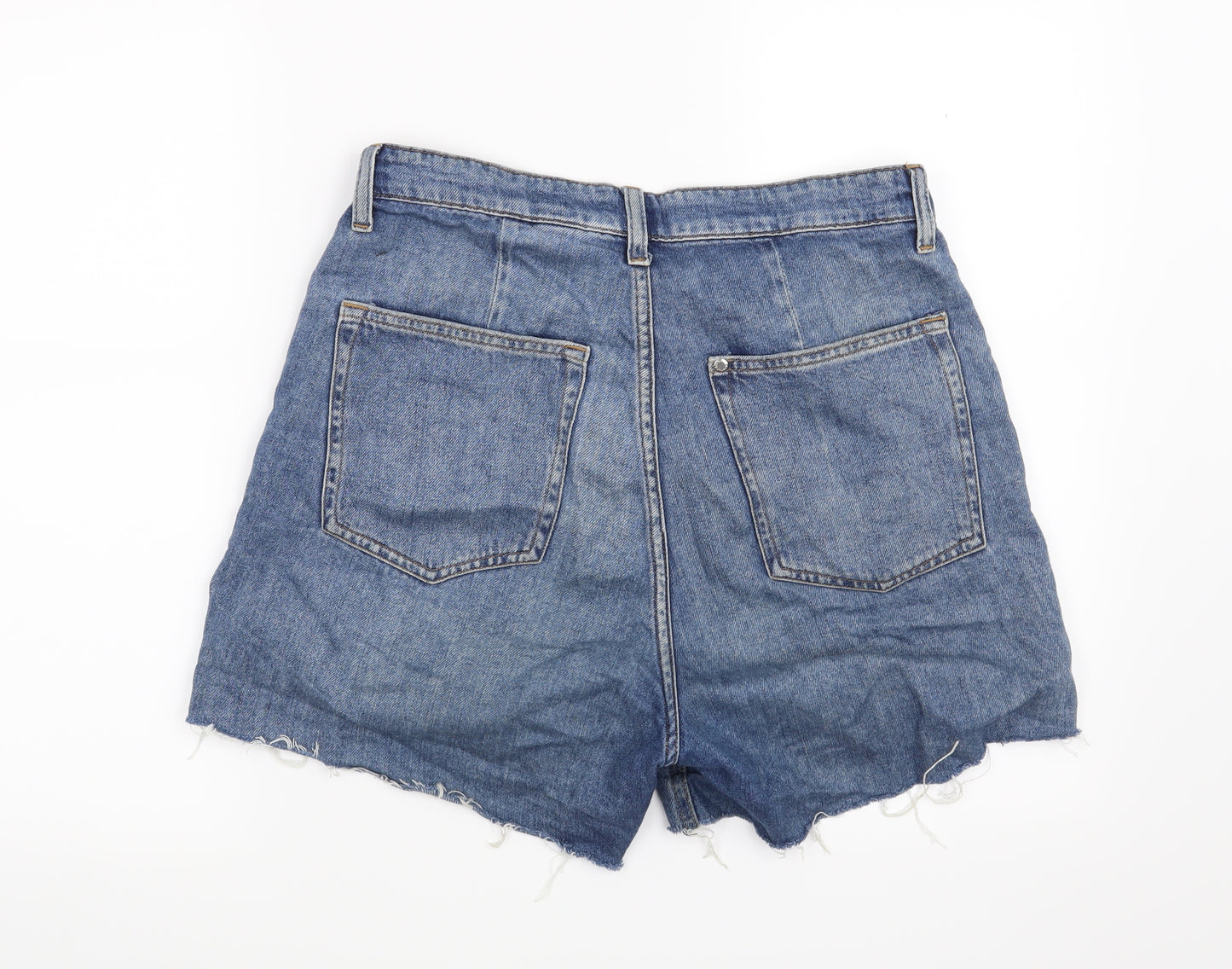 &Denim Womens Blue   Cut-Off Shorts Size 12