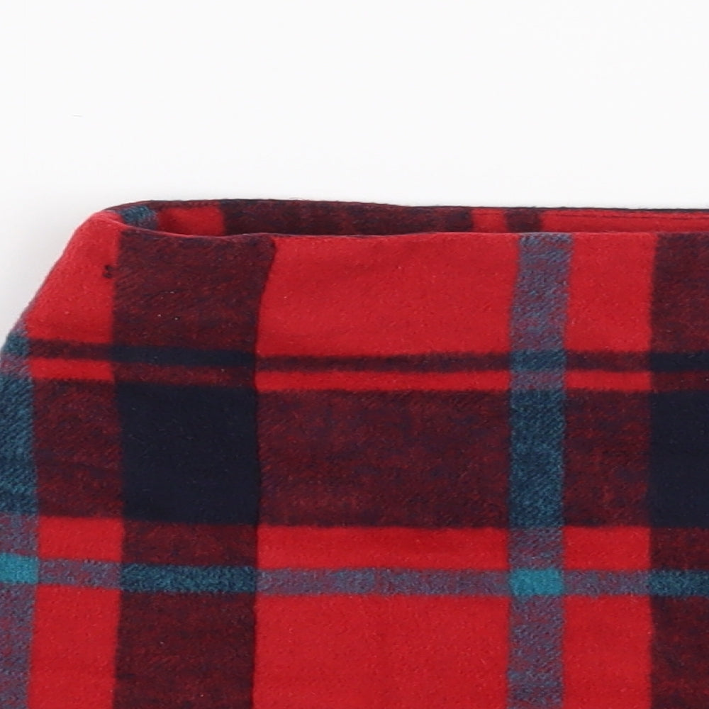 NEXT Girls Red Check  Mini Skirt Size 10 Years