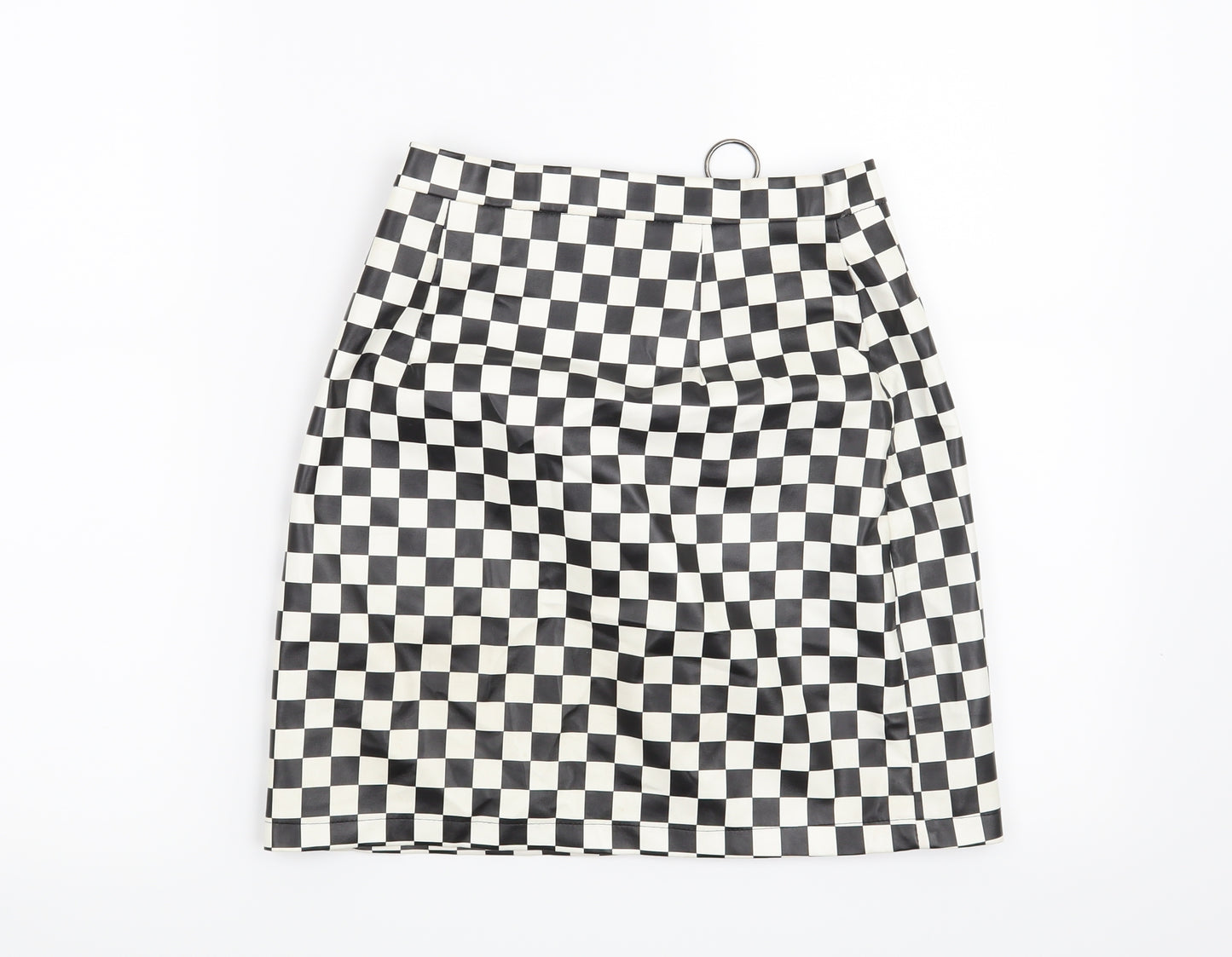 Daisy Street Womens White Check  Mini Skirt Size 6