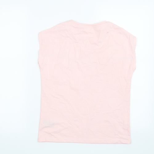 Marks and Spencer Girls Pink   Basic T-Shirt Size 9-10 Years  - Be Kind