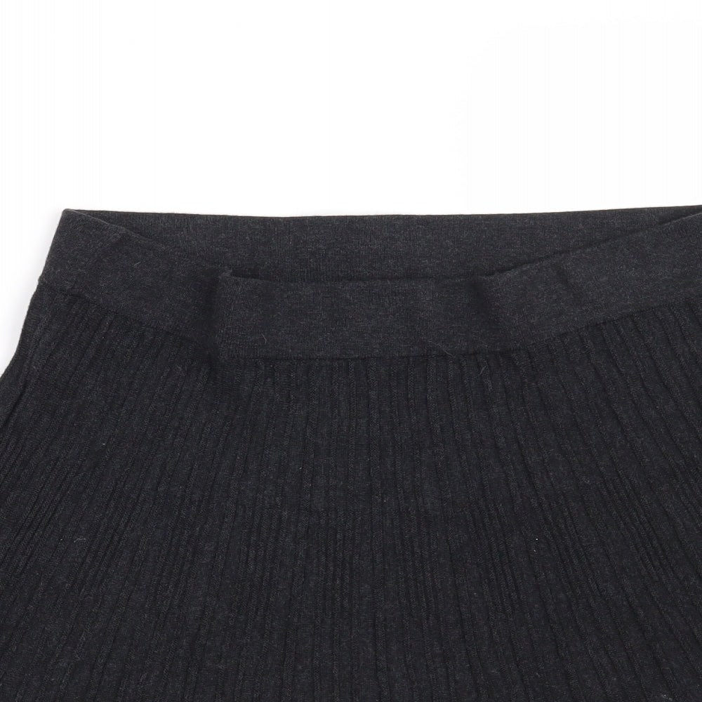 CAbi Womens Grey   Skater Skirt Size S