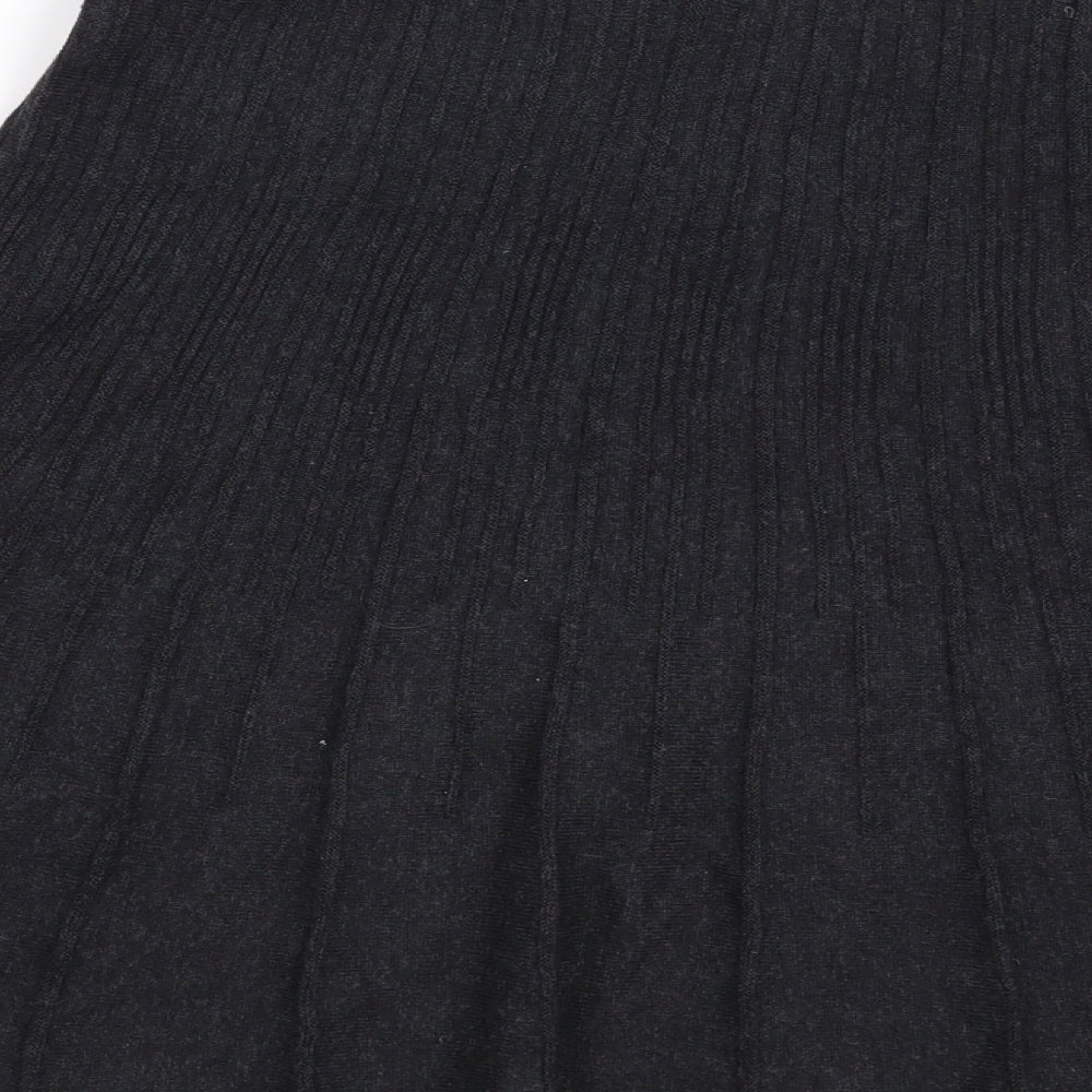 CAbi Womens Grey   Skater Skirt Size S