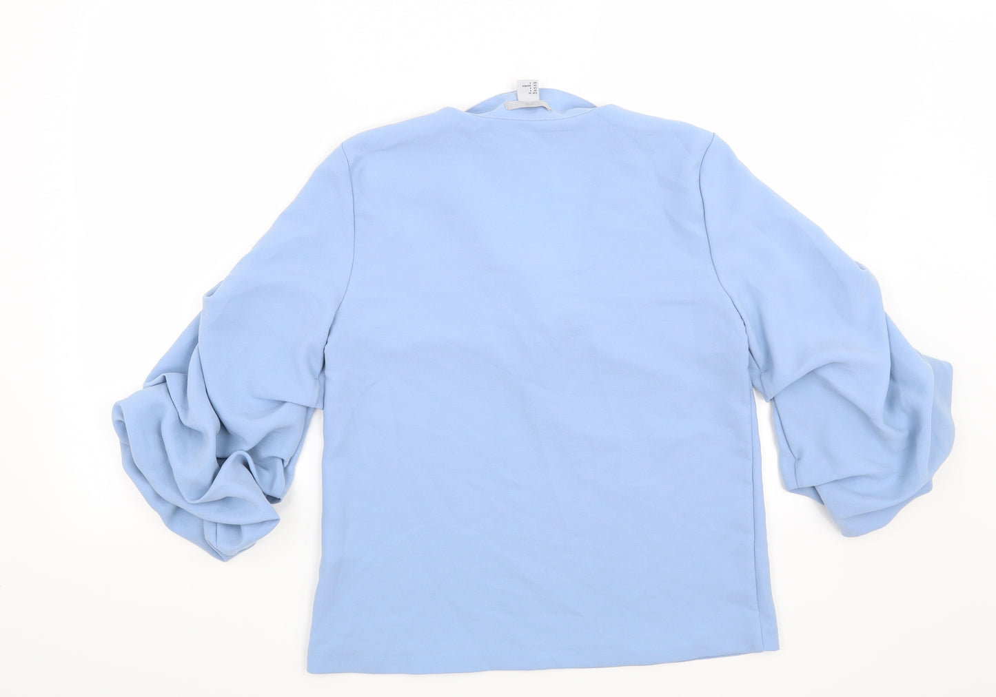 H&M Womens Blue   Basic Blouse Size 6