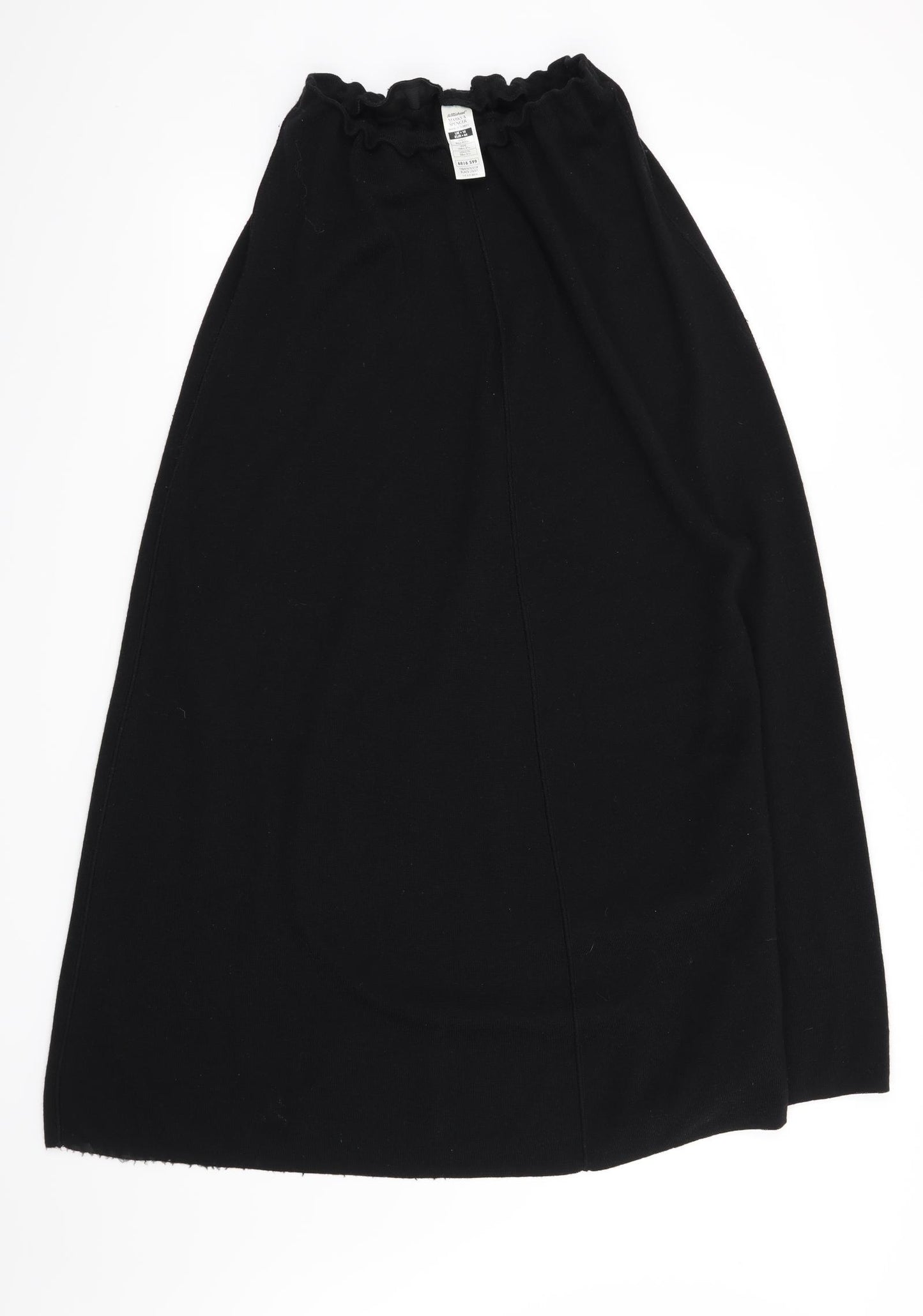 Marks and Spencer Womens Black   A-Line Skirt Size 16