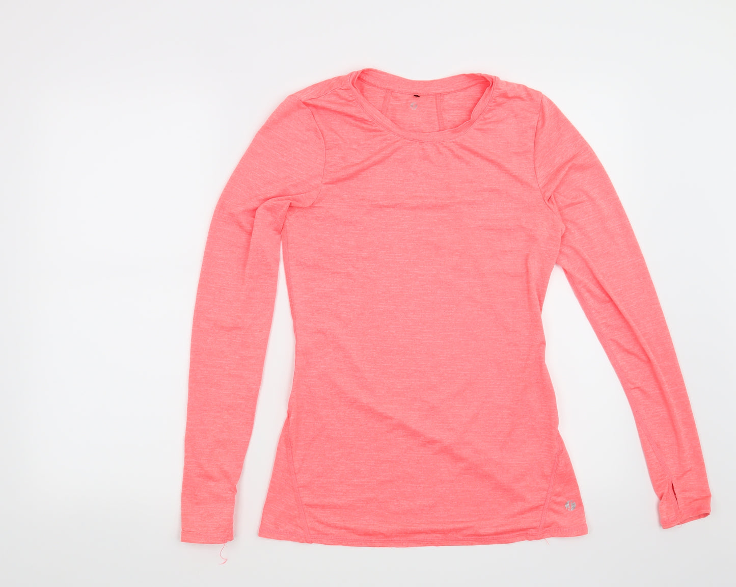 New Look Womens Pink Striped  Basic T-Shirt Size S