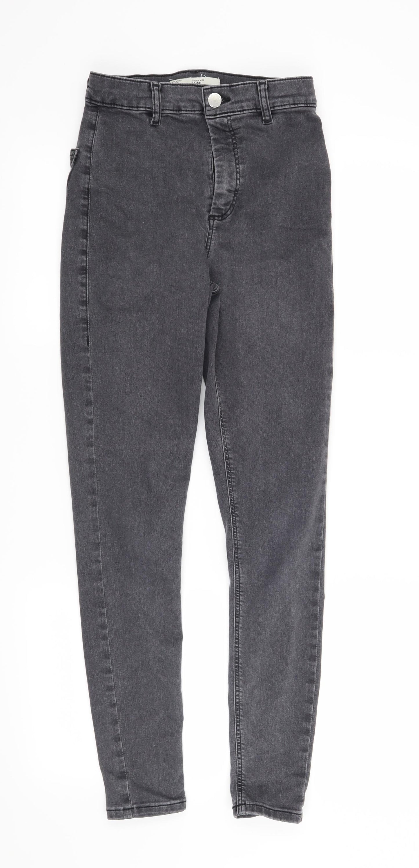 Topshop Womens Black   Skinny Jeans Size 28 in L32 in