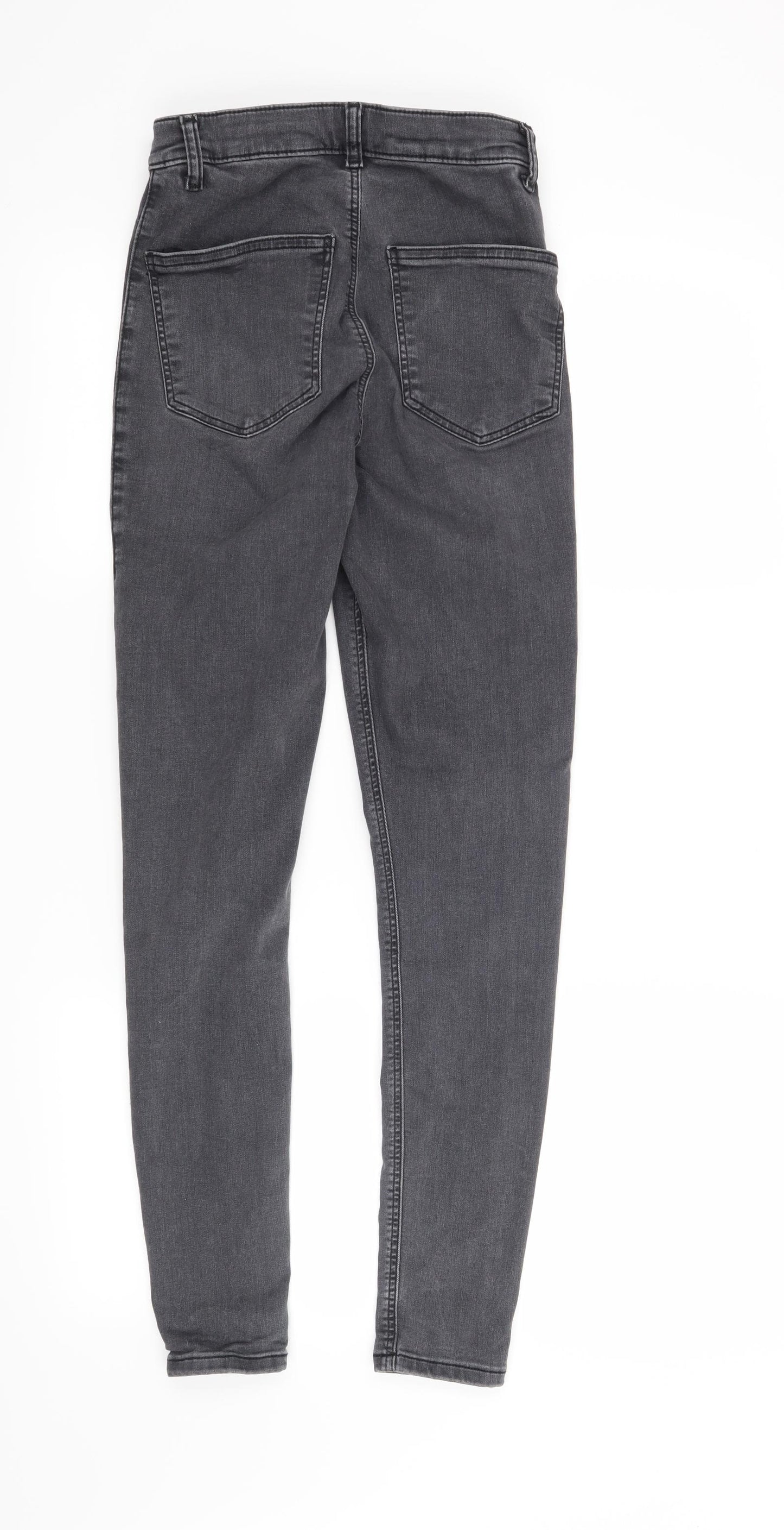 Topshop Womens Black   Skinny Jeans Size 28 in L32 in