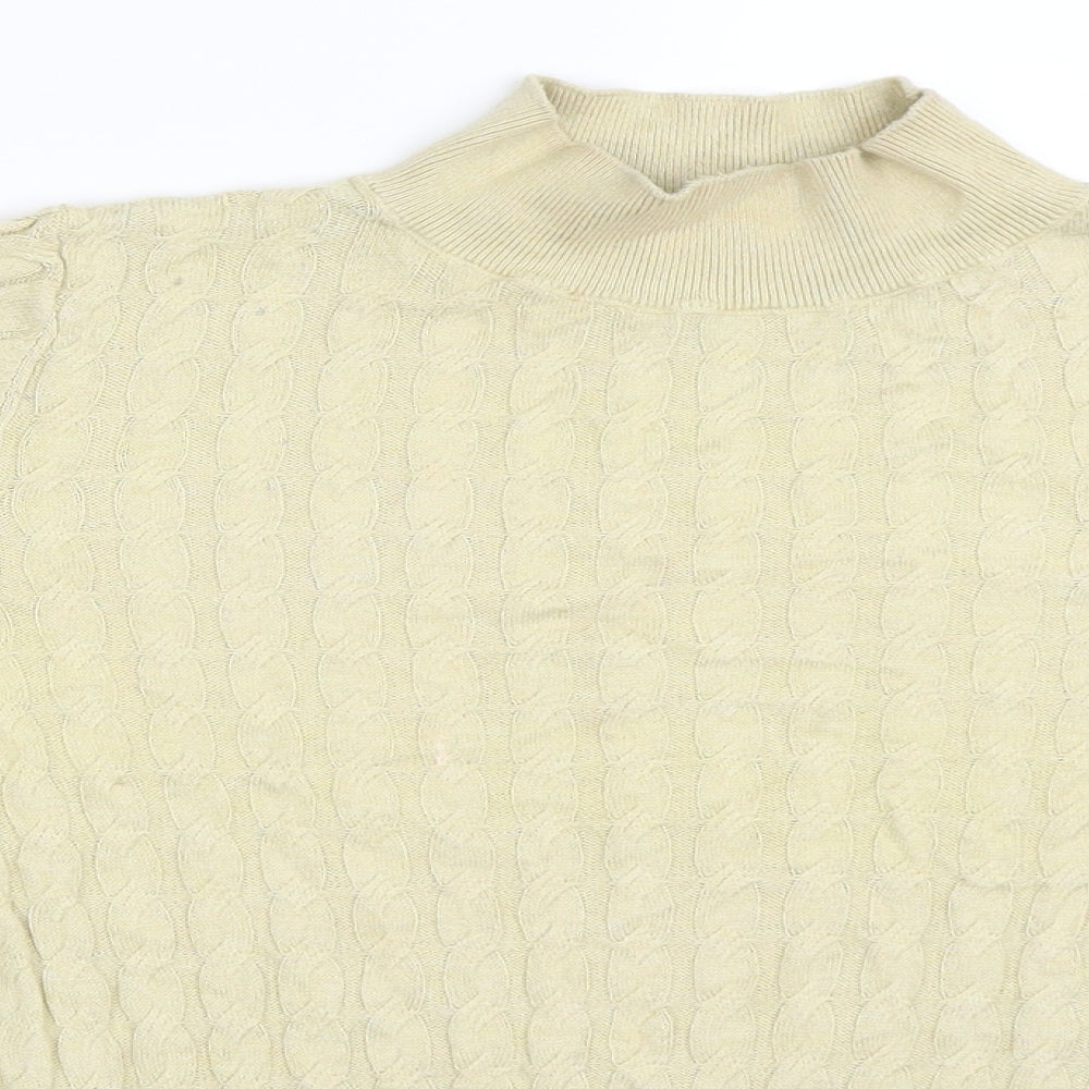 Mango Womens Beige   Pullover Jumper Size XS