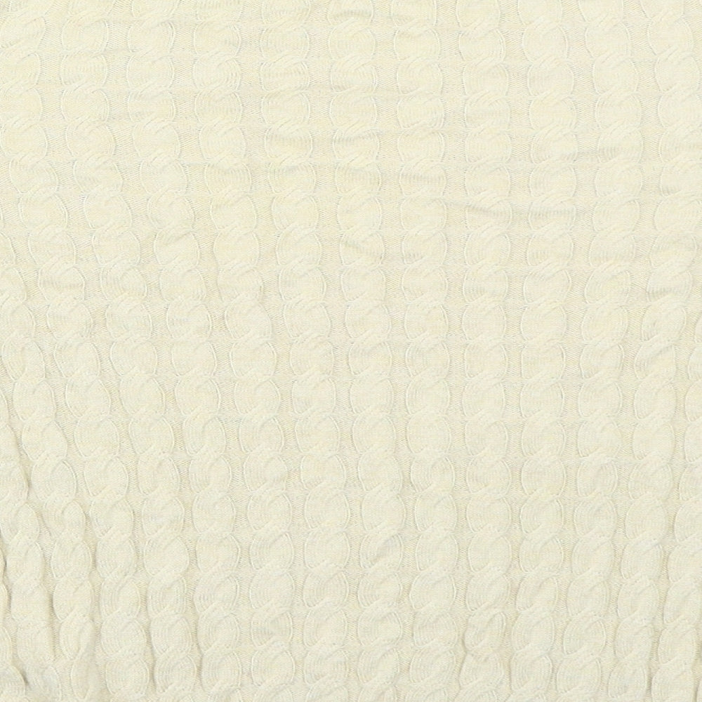 Mango Womens Beige   Pullover Jumper Size XS