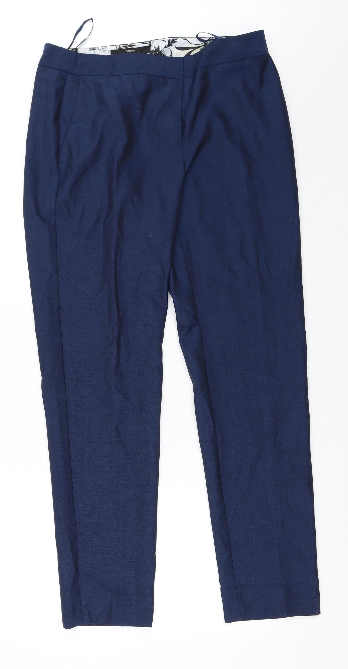 NEXT Womens Blue   Trousers  Size 12 L30.5 in