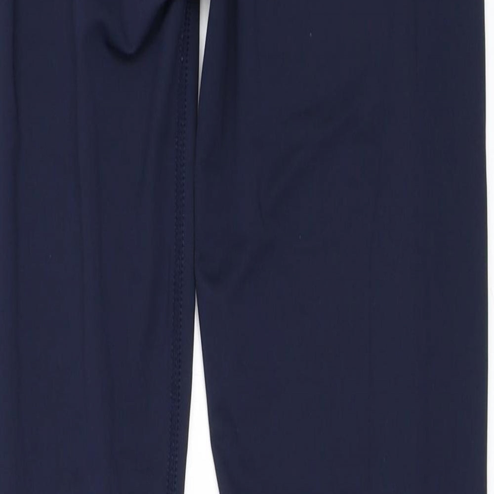 Preworn Womens Blue   Compression Leggings Size 10 L27 in