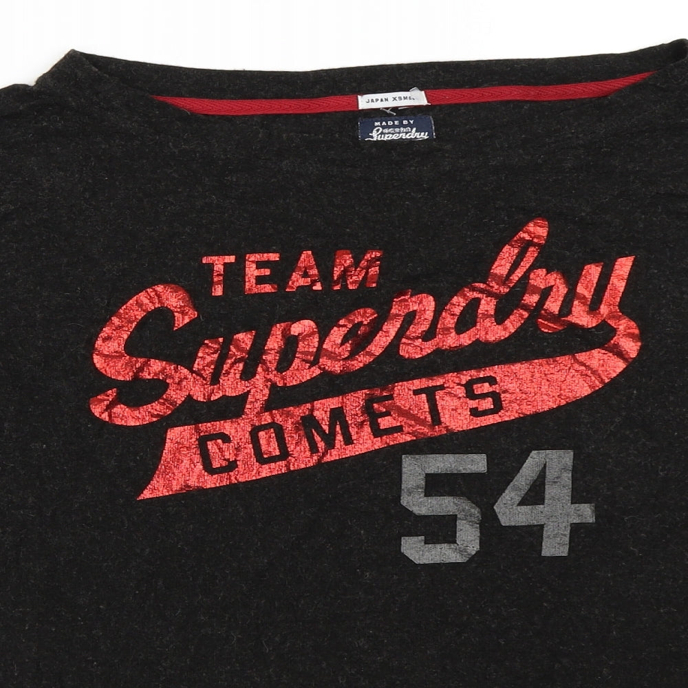 Superdry Womens Black   Pullover Jumper Size XS