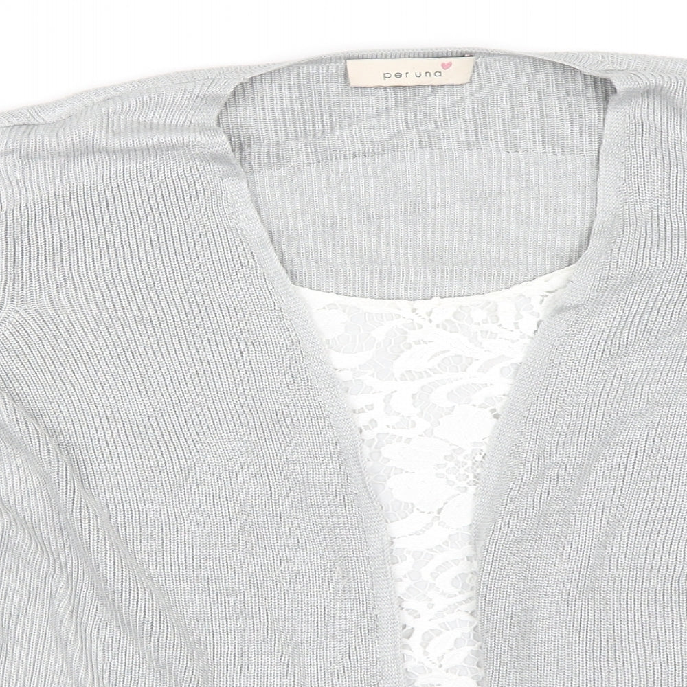 Marks and Spencer Womens Grey   Cardigan Jumper Size 10