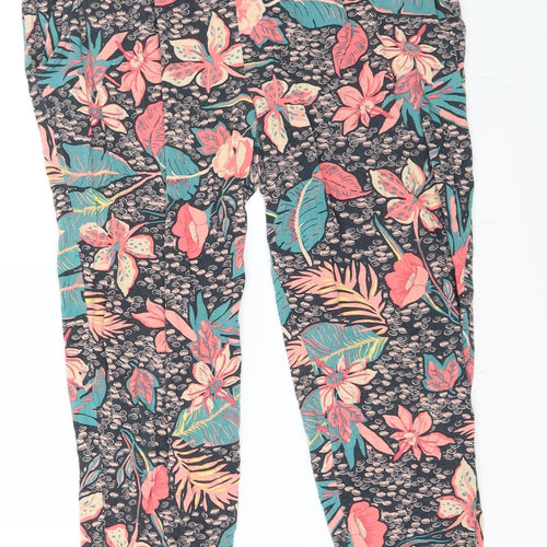 Chiemsee Womens Grey Floral  Harem Trousers Size 14