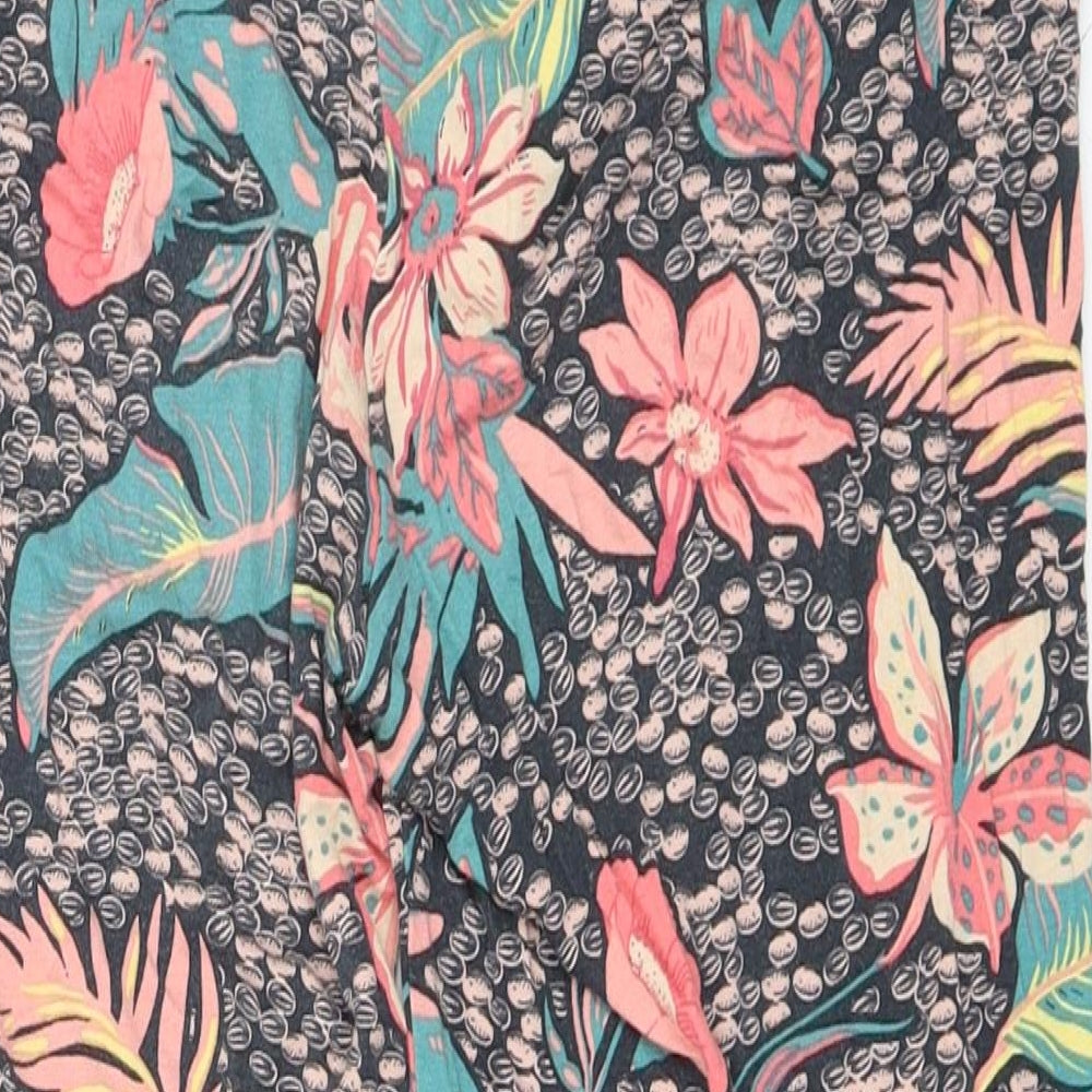 Chiemsee Womens Grey Floral  Harem Trousers Size 14