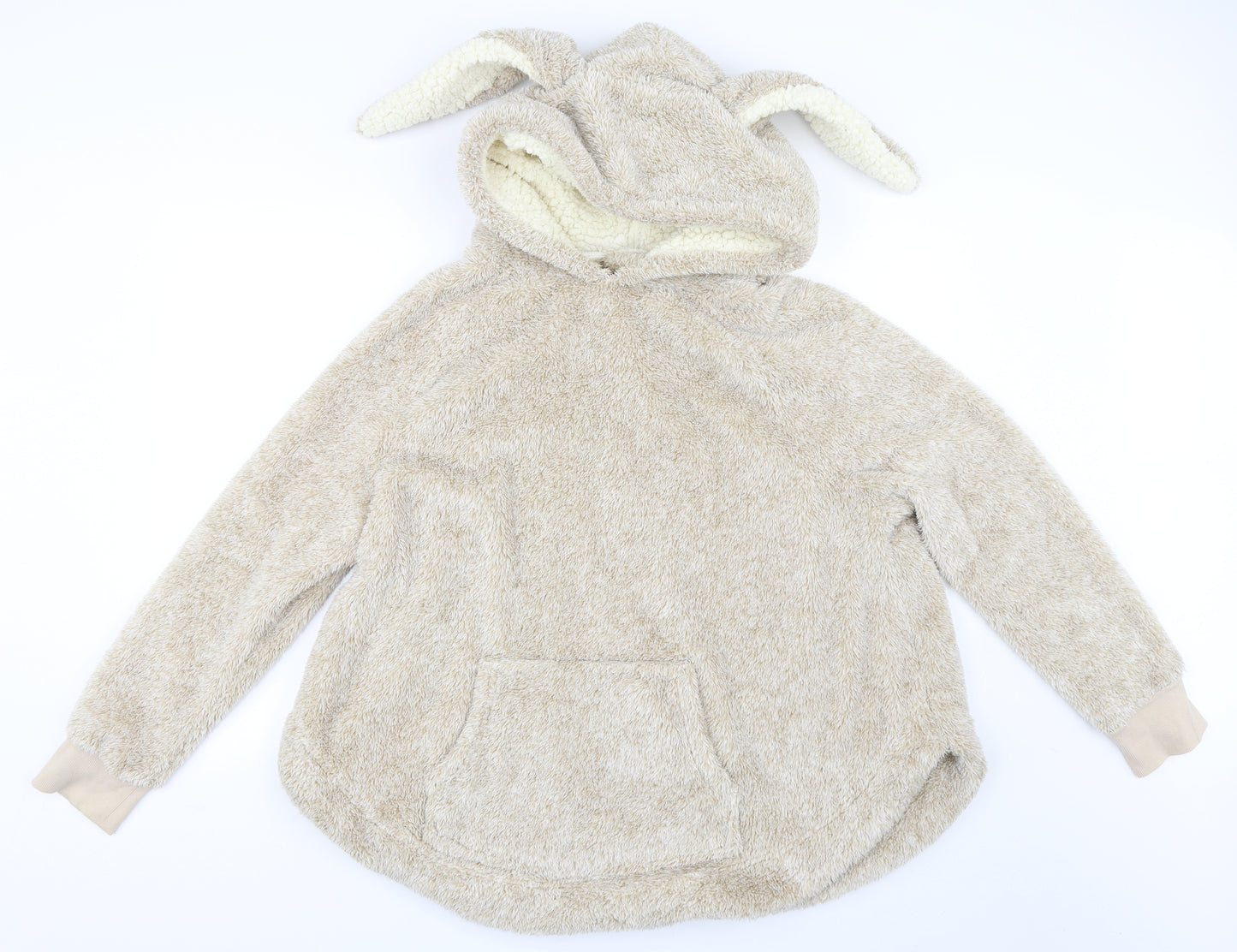 NEXT Womens Beige   Top Pyjama Top Size S  - Bunny Ears Loungewear