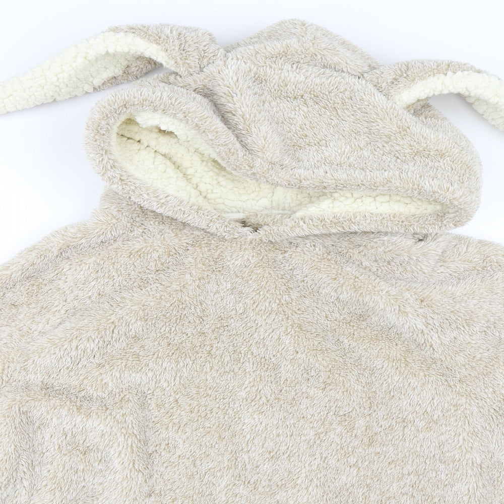 NEXT Womens Beige   Top Pyjama Top Size S  - Bunny Ears Loungewear