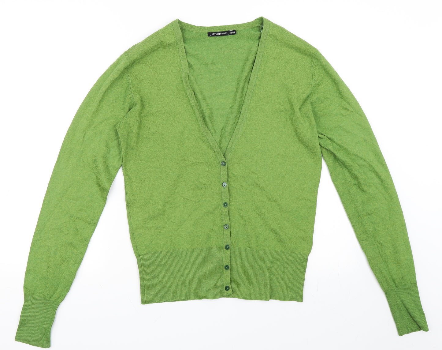 Atmosphere Womens Green   Cardigan Jumper Size 16