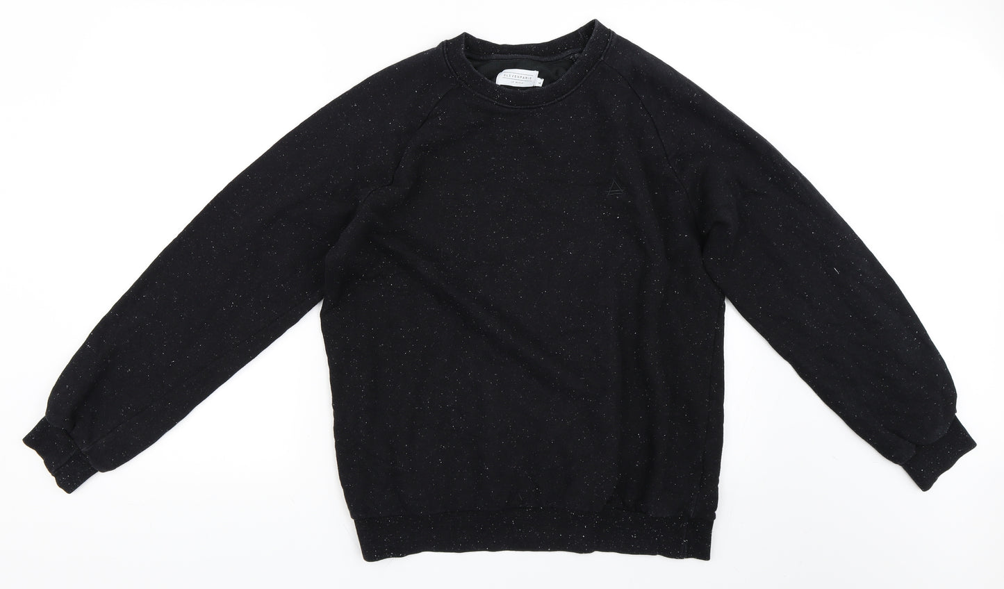 Eleven Paris Mens Black   Pullover Sweatshirt Size L
